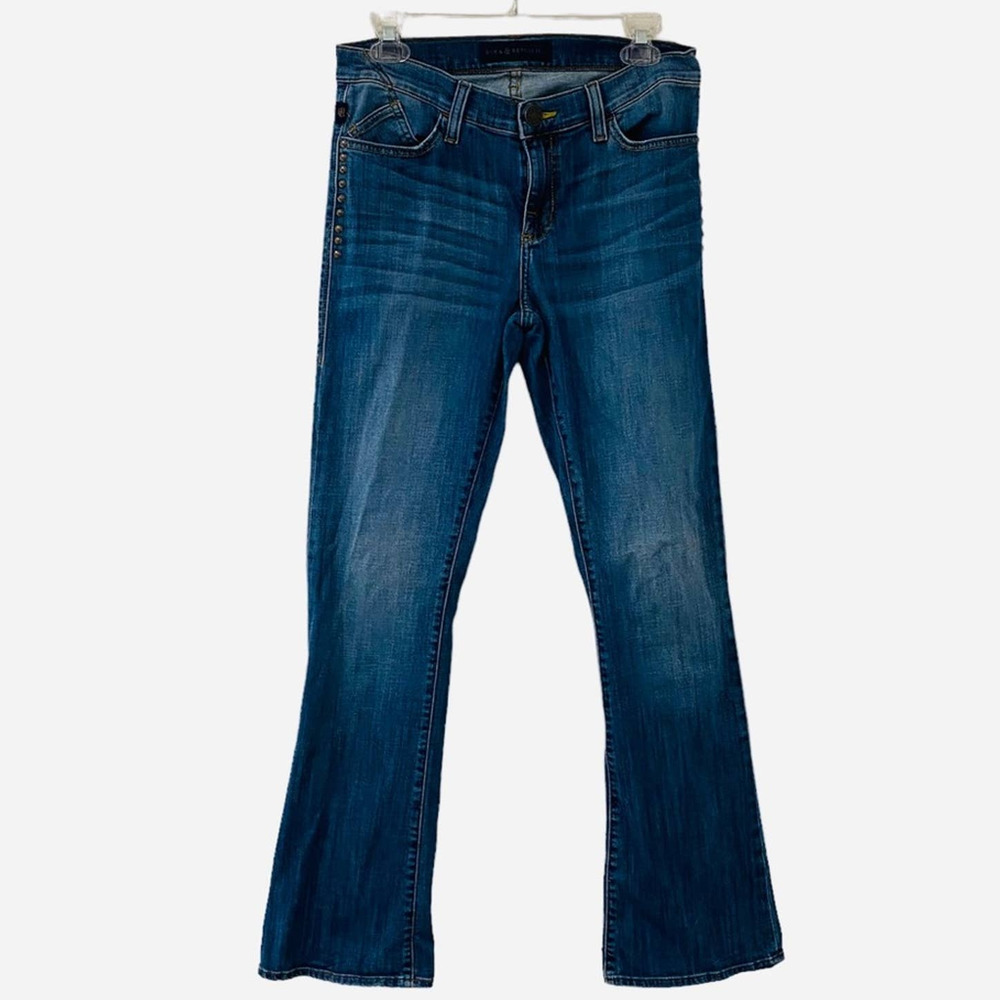 Jeans Women’s Size 10 Flare Leg Rock & Republic Denim Medium Wash Studded